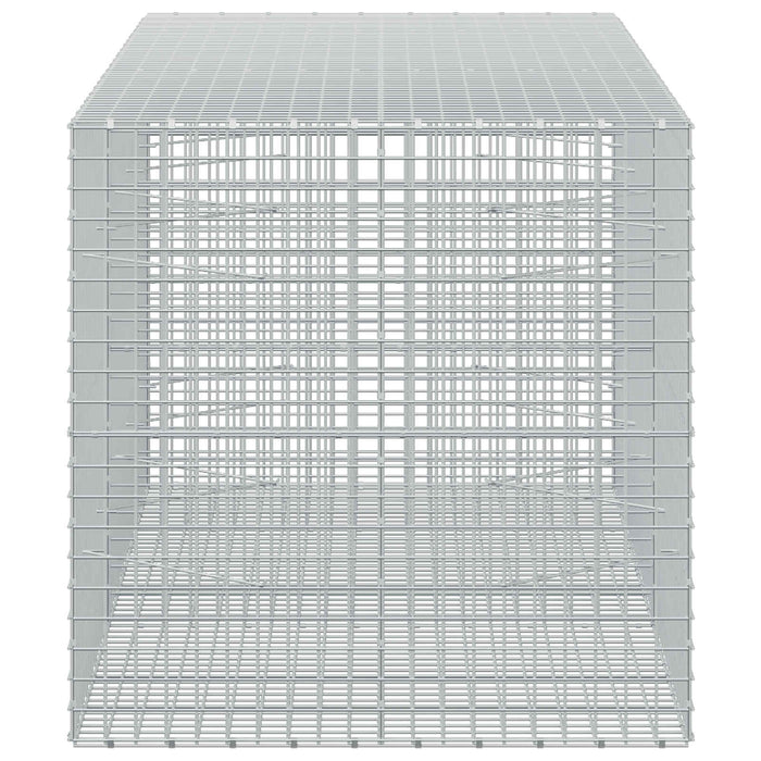 Gabion cu sârmă de 3,5 mm și plasă de 5x5 cm 250x100x100 cm WALTI