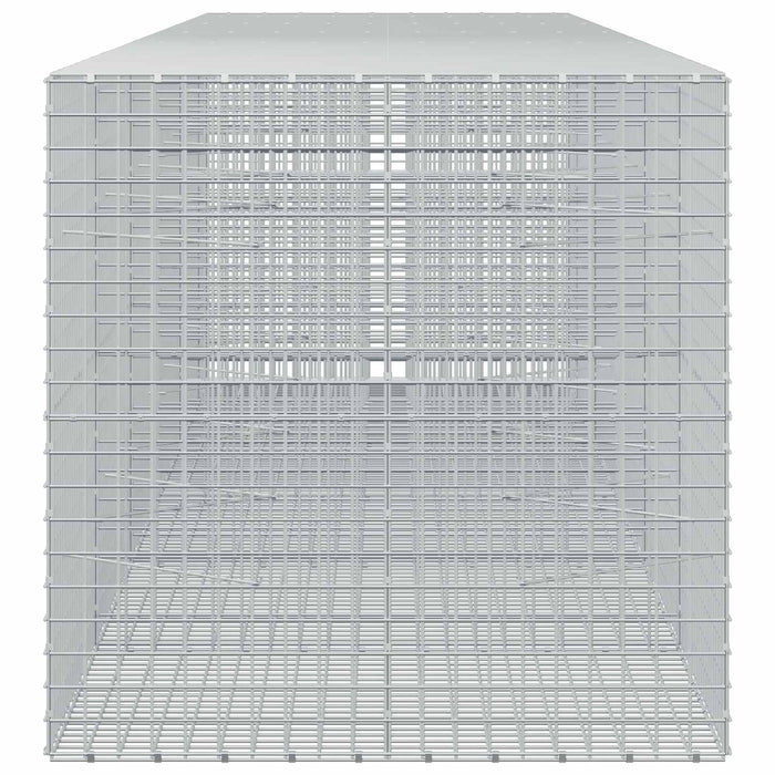 Gabion cu sârmă de 3,5 mm și plasă de 5x5 cm 550x100x100 cm WALTI