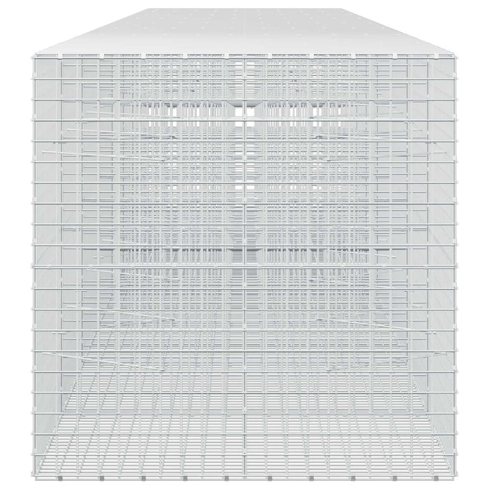 Gabion cu sârmă de 3,5 mm și plasă de 5x5 cm 800x100x100 cm WALTI