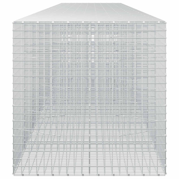 Gabion cu sârmă de 3,5 mm și plasă de 5x5 cm 950x100x100 cm WALTI