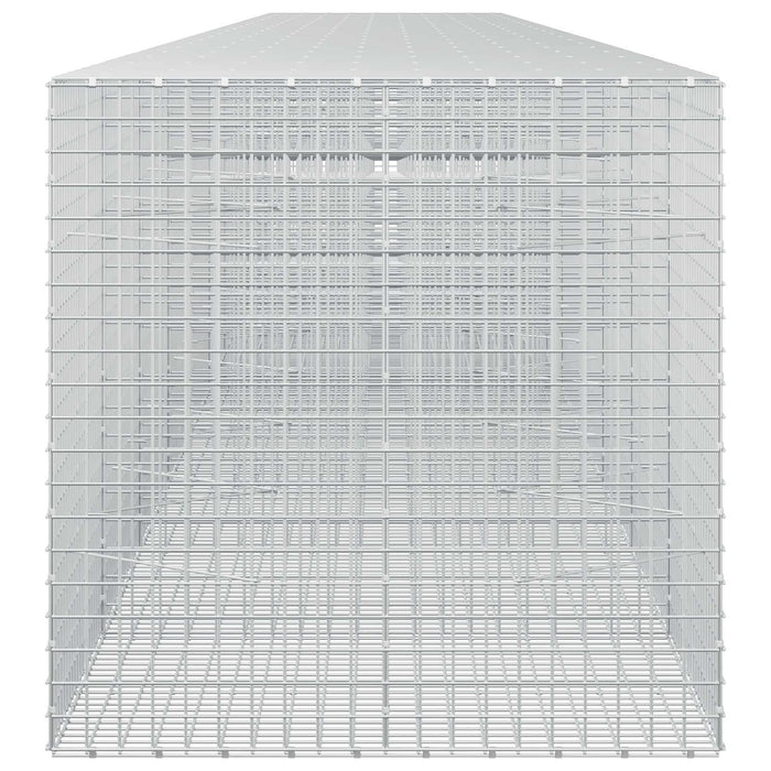 Gabion cu sârmă de 3,5 mm și plasă de 5x5 cm 1050x100x100 cm WALTI