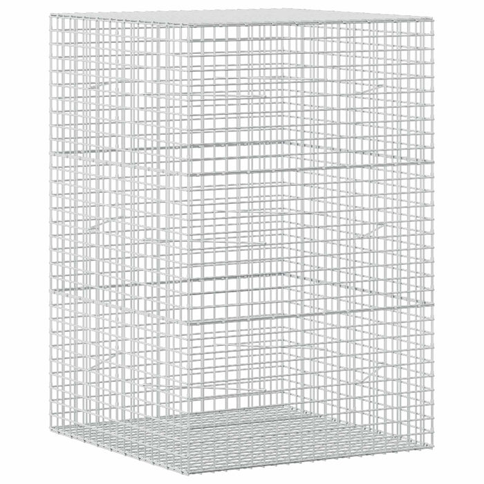 Gabion cu sârmă de 3,5 mm și plasă de 5x5 cm 100x100x150 cm WALTI