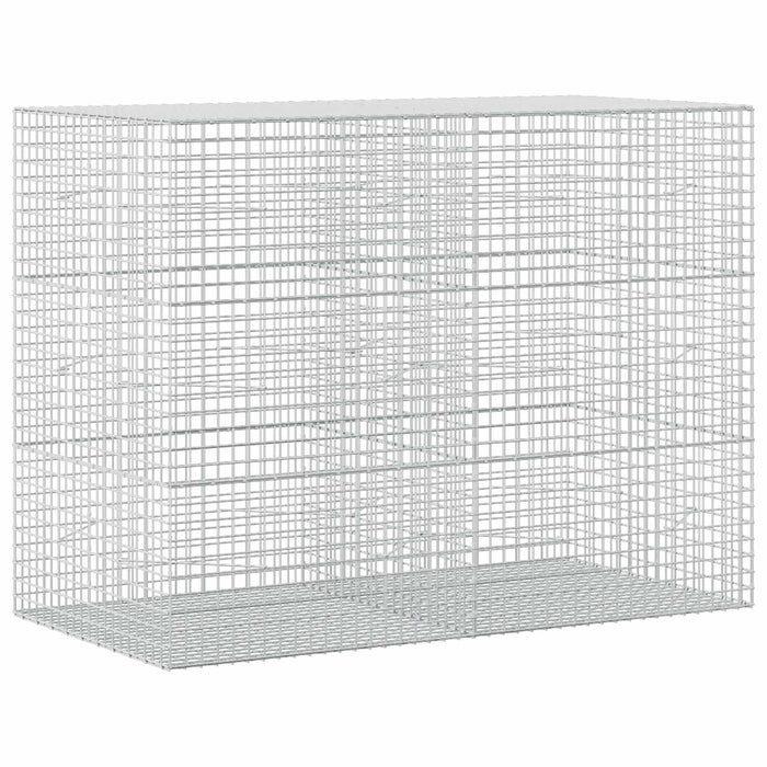Gabion cu sârmă de 3,5 mm și plasă de 5x5 cm 200x100x150 cm WALTI