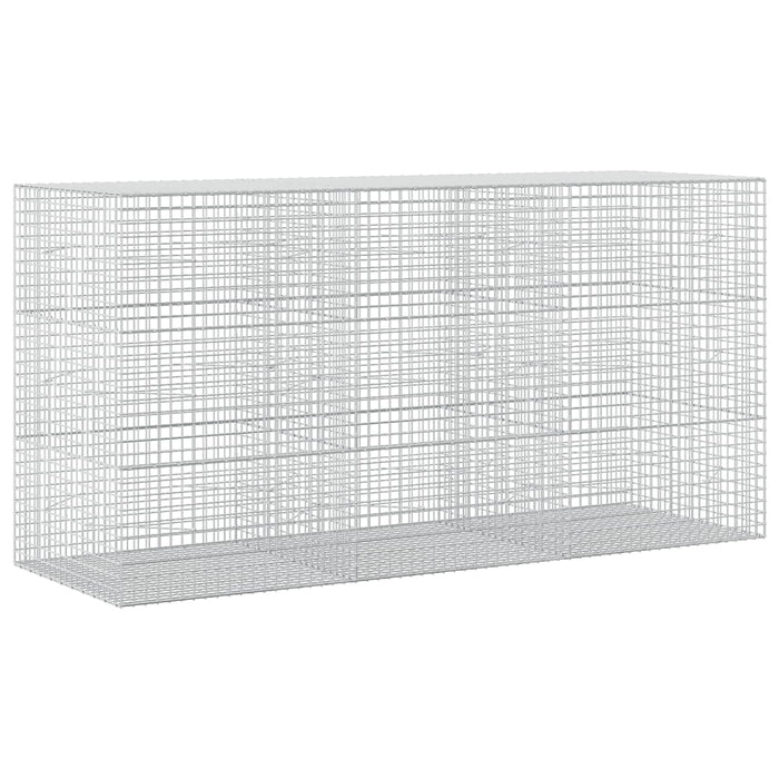 Gabion cu sârmă de 3,5 mm și plasă de 5x5 cm 300x100x150 cm WALTI
