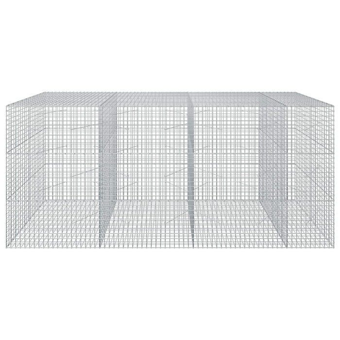 Gabion cu sârmă de 3,5 mm și plasă de 5x5 cm 350x100x150 cm WALTI