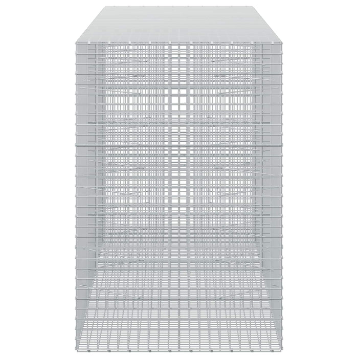 Gabion cu sârmă de 3,5 mm și plasă de 5x5 cm 400x100x150 cm WALTI