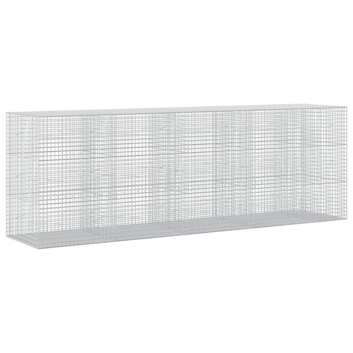 Gabion cu sârmă de 3,5 mm și plasă de 5x5 cm 450x100x150 cm WALTI