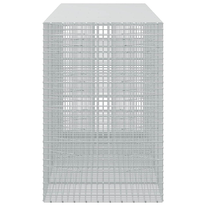 Gabion cu sârmă de 3,5 mm și plasă de 5x5 cm 500x100x150 cm WALTI