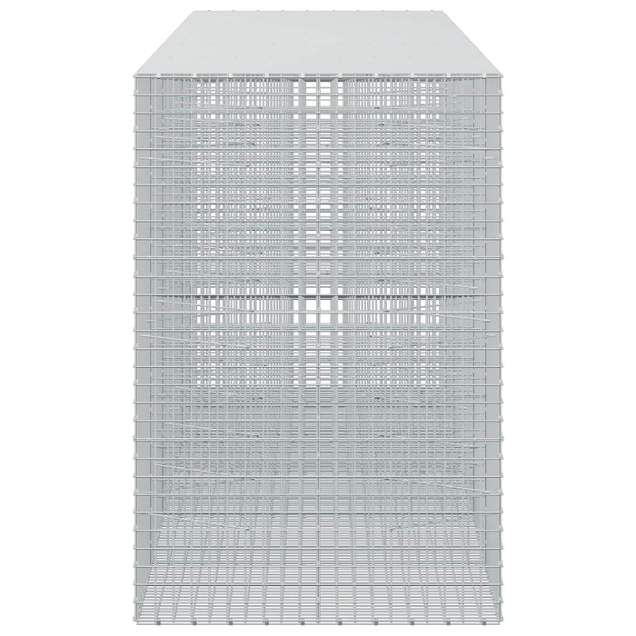 Gabion cu sârmă de 3,5 mm și plasă de 5x5 cm 550x100x150 cm WALTI