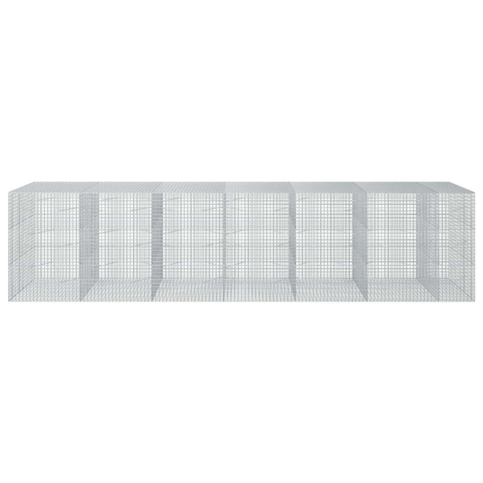 Gabion cu sârmă de 3,5 mm și plasă de 5x5 cm 650x100x150 cm WALTI