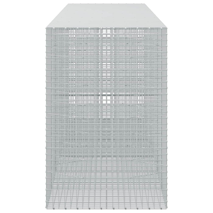 Gabion cu sârmă de 3,5 mm și plasă de 5x5 cm 650x100x150 cm WALTI