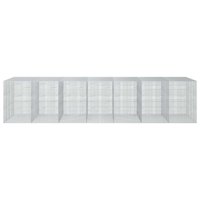 Gabion cu sârmă de 3,5 mm și plasă de 5x5 cm 700x100x150 cm WALTI