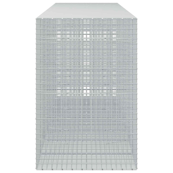 Gabion cu sârmă de 3,5 mm și plasă de 5x5 cm 700x100x150 cm WALTI