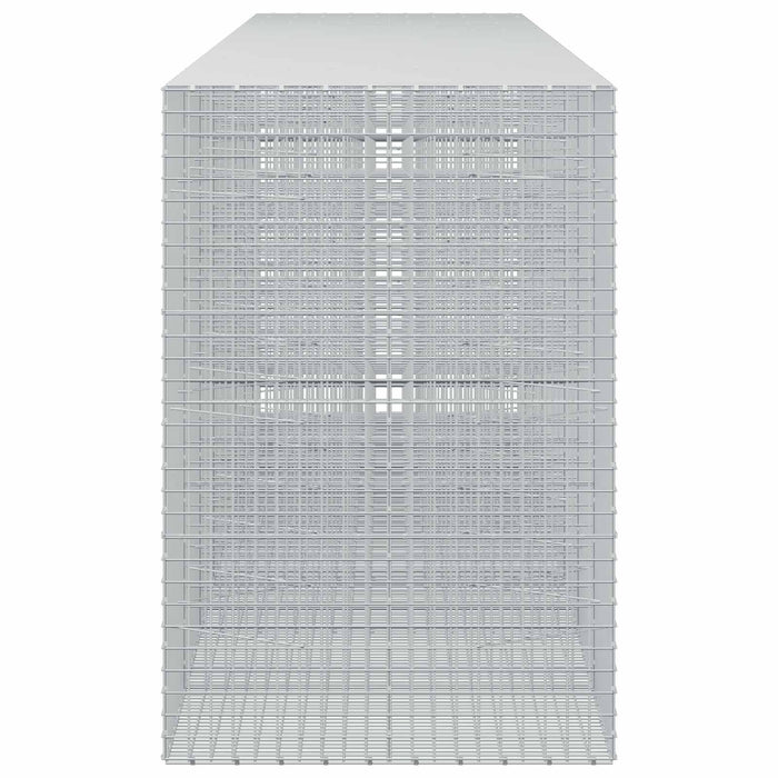 Gabion cu sârmă de 3,5 mm și plasă de 5x5 cm 750x100x150 cm WALTI