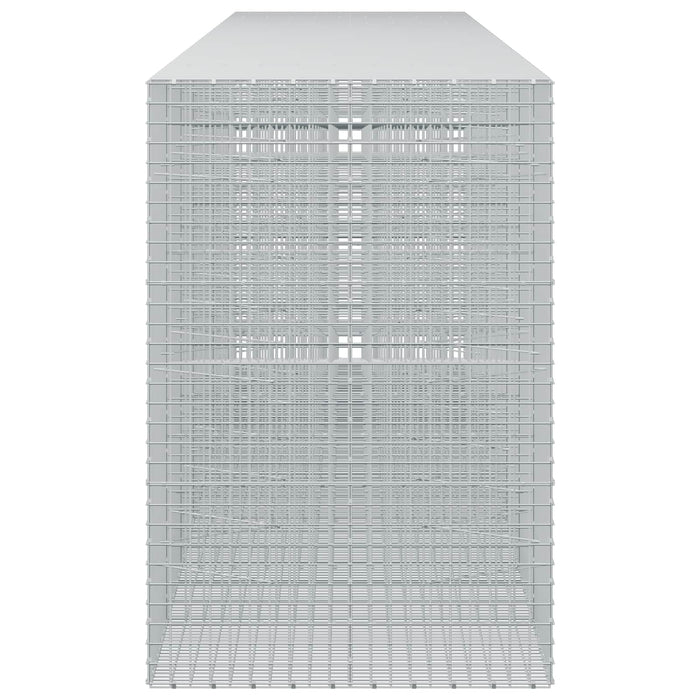 Gabion cu sârmă de 3,5 mm și plasă de 5x5 cm 800x100x150 cm WALTI