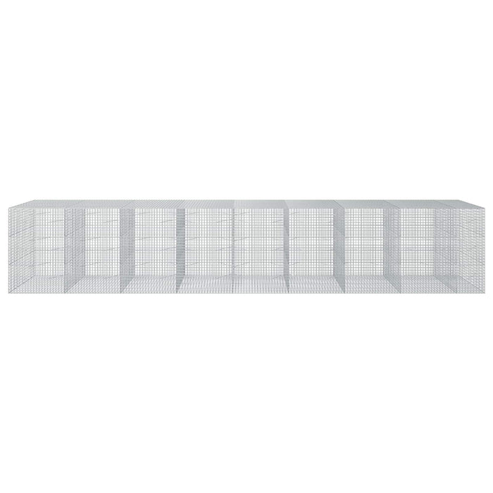 Gabion cu sârmă de 3,5 mm și plasă de 5x5 cm 850x100x150 cm WALTI