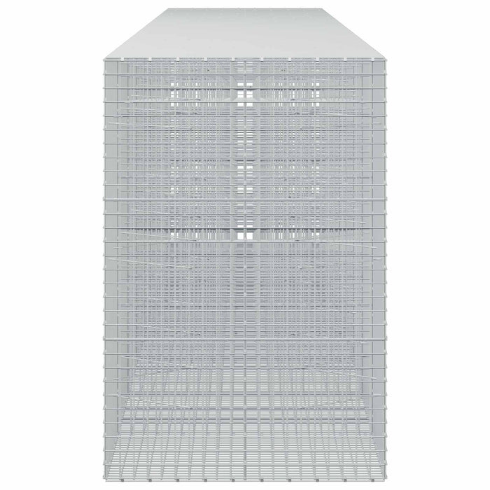 Gabion cu sârmă de 3,5 mm și plasă de 5x5 cm 850x100x150 cm WALTI