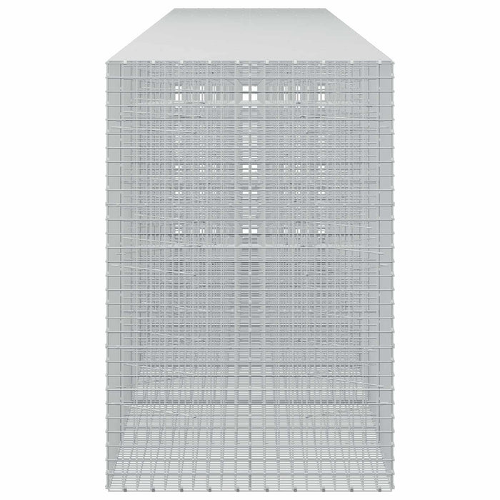 Gabion cu sârmă de 3,5 mm și plasă de 5x5 cm 900x100x150 cm WALTI