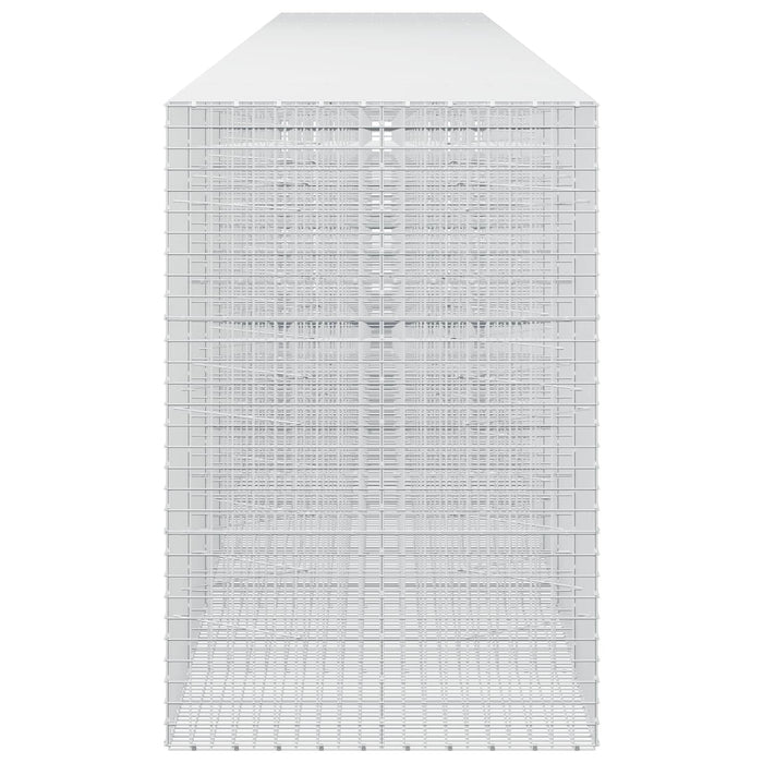 Gabion cu sârmă de 3,5 mm și plasă de 5x5 cm 1050x100x150 cm WALTI