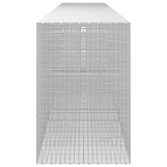 Gabion cu sârmă de 3,5 mm și plasă de 5x5 cm 1100x100x150 cm WALTI