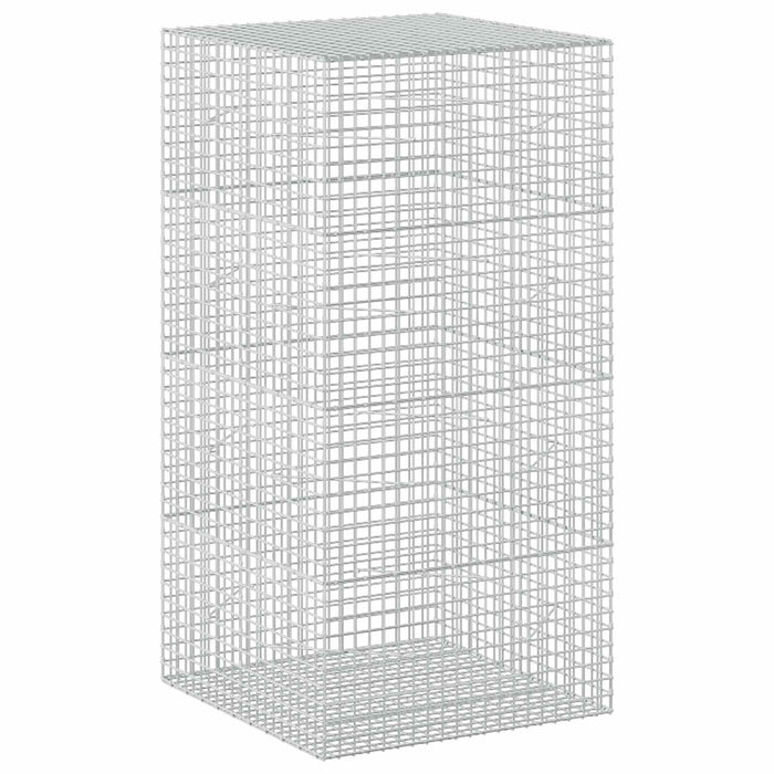 Gabion cu sârmă de 3,5 mm și plasă de 5x5 cm 100x100x200 cm WALTI
