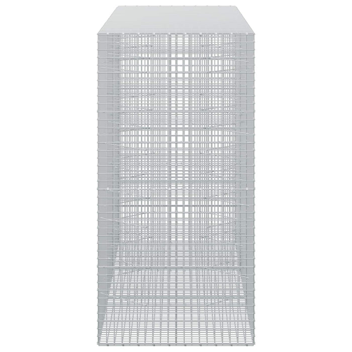 Gabion cu sârmă de 3,5 mm și plasă de 5x5 cm 300x100x200 cm WALTI