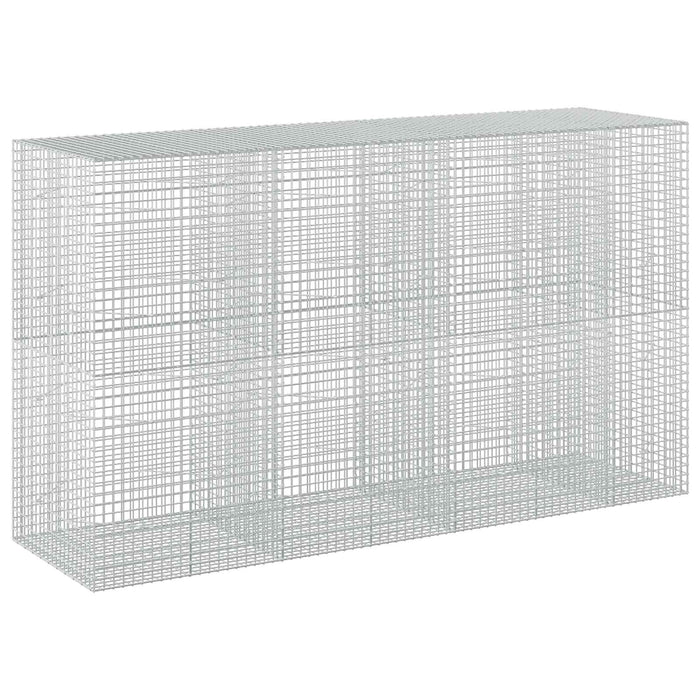 Gabion cu sârmă de 3,5 mm și plasă de 5x5 cm 350x100x200 cm - WALTI WALTI