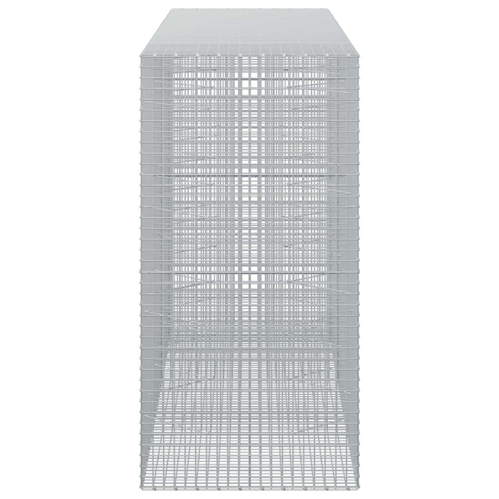 Gabion cu sârmă de 3,5 mm și plasă de 5x5 cm 350x100x200 cm - WALTI WALTI