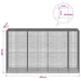 Gabion cu sârmă de 3,5 mm și plasă de 5x5 cm 350x100x200 cm - WALTI WALTI