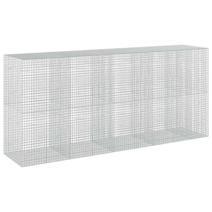 Gabion cu sârmă de 3,5 mm și plasă de 5x5 cm 450x100x200 cm WALTI