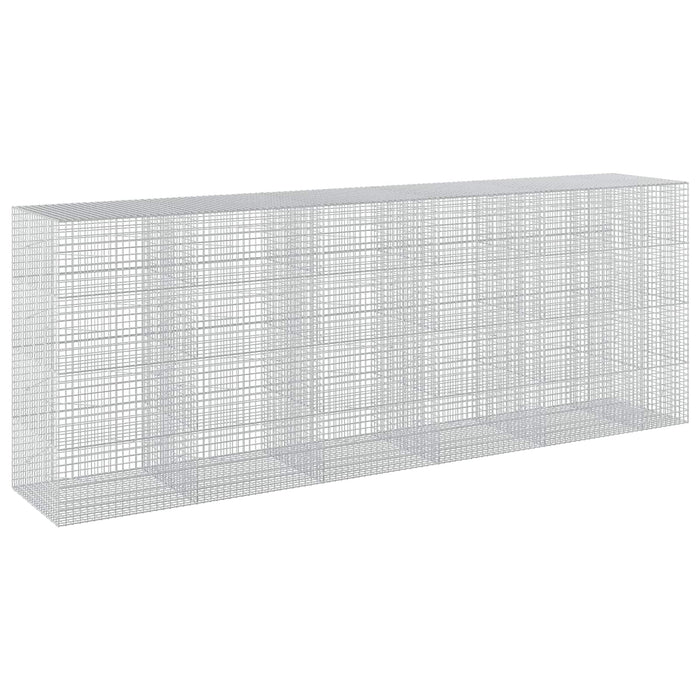 Gabion cu sârmă de 3,5 mm și plasă de 5x5 cm 550x100x200 cm WALTI