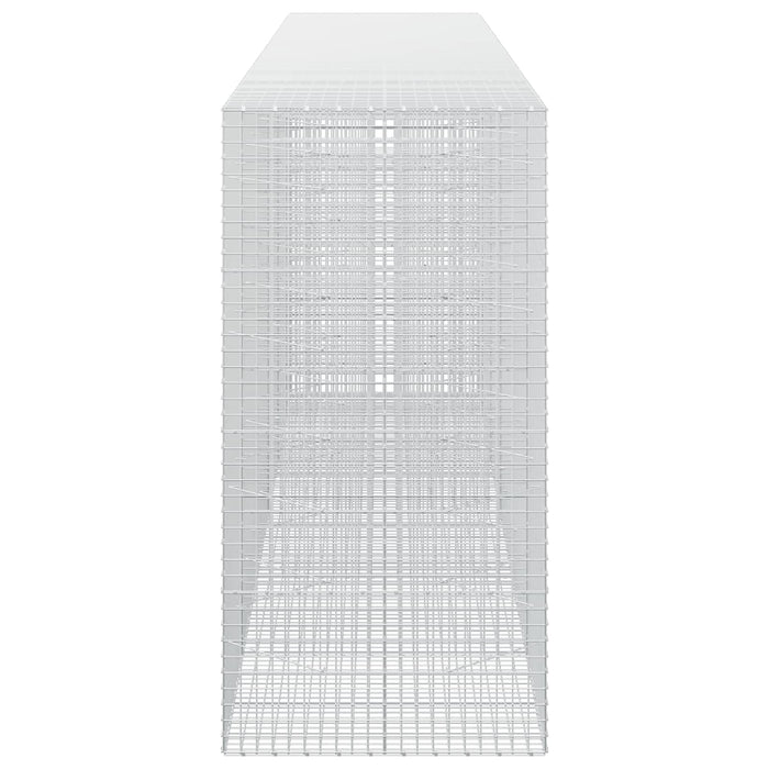 Gabion cu sârmă de 3,5 mm și plasă de 5x5 cm 550x100x200 cm WALTI