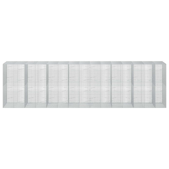 Gabion cu sârmă de 3,5 mm și plasă de 5x5 cm 750x100x200 cm WALTI