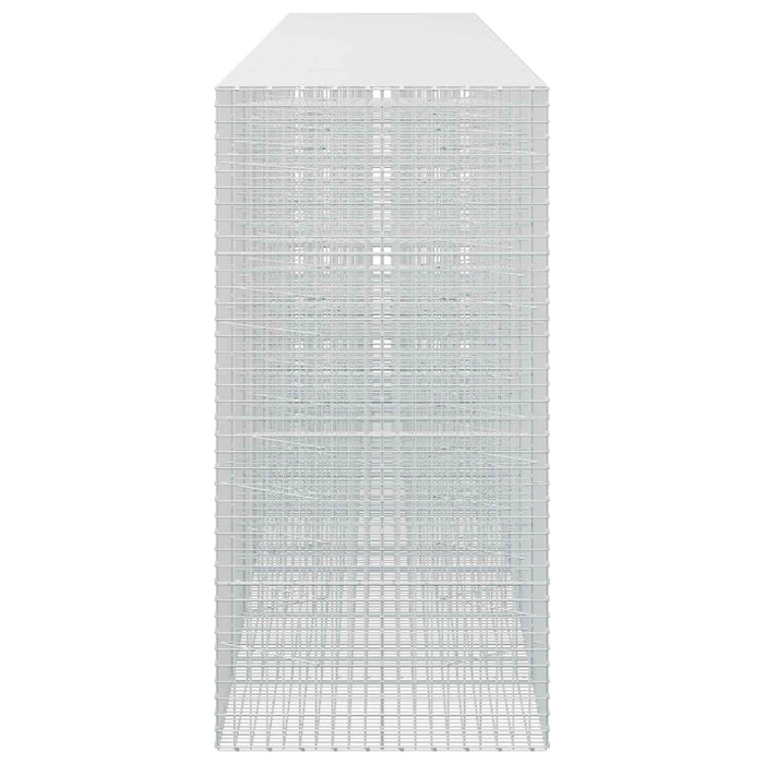 Gabion cu sârmă de 3,5 mm și plasă de 5x5 cm 800x100x200 cm WALTI
