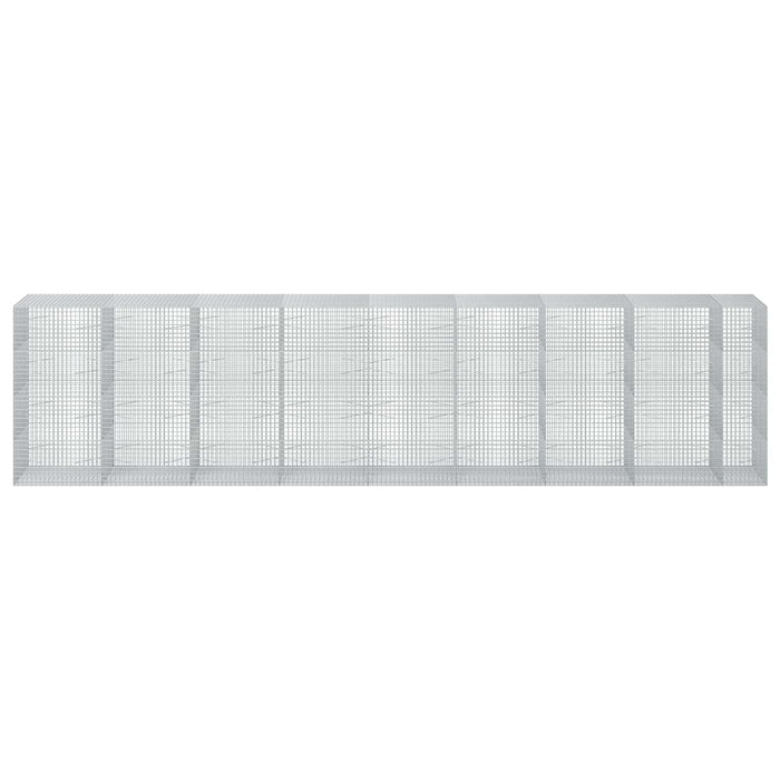 Gabion cu sârmă de 3,5 mm și plasă de 5x5 cm 850x100x200 cm WALTI