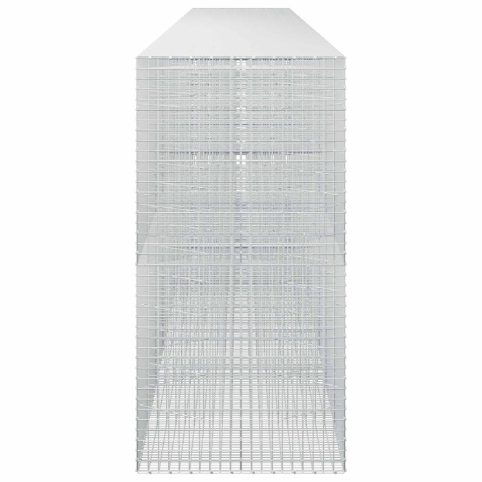 Gabion cu sârmă de 3,5 mm și plasă de 5x5 cm 1050x100x200 cm WALTI