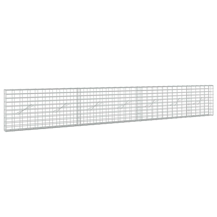 Gabion cu Sârmă de 3,5 mm și Plasă de 5x10 cm 350x10x50 cm WALTI