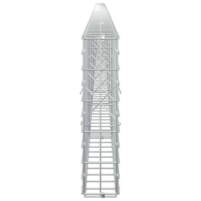 Gabion cu Sârmă de 3,5 mm și Plasă de 5x10 cm 800x10x50 cm WALTI