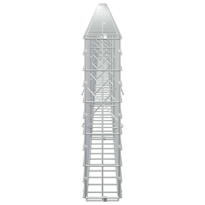 Gabion cu Sârmă de 3,5 mm și Plasă de 5x10 cm 850x10x50 cm WALTI