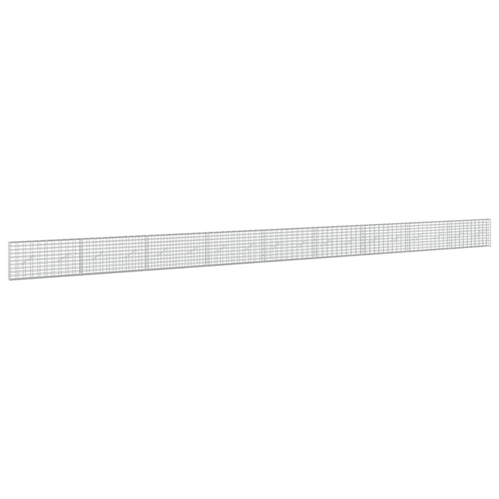 Gabion cu Sârmă de 3,5 mm și Plasă de 5x10 cm 900x10x50 cm WALTI