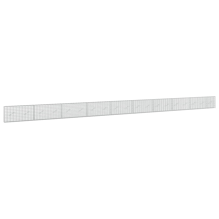 Gabion cu Sârmă de 3,5 mm și Plasă de 5x10 cm 950x10x50 cm WALTI