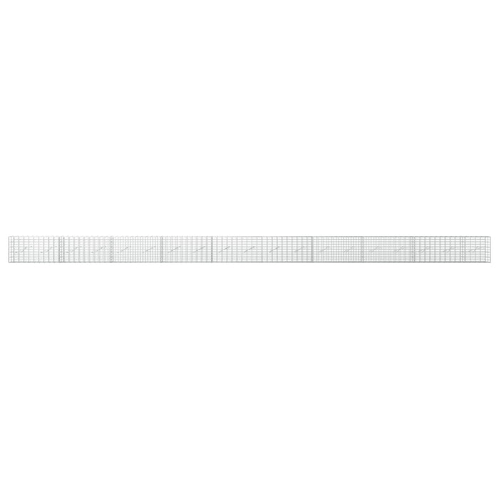Gabion cu Sârmă de 3,5 mm și Plasă de 5x10 cm 950x10x50 cm WALTI