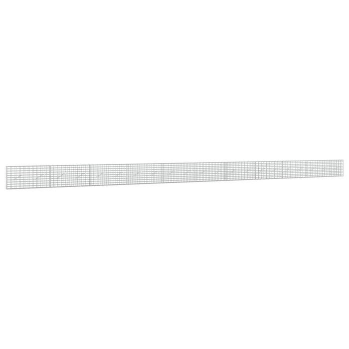 Gabion cu Sârmă de 3,5 mm și Plasă de 5x10 cm 1050x10x50 cm WALTI