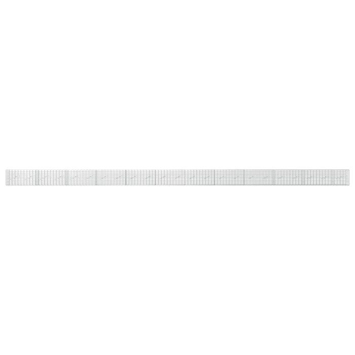 Gabion cu Sârmă de 3,5 mm și Plasă de 5x10 cm 1150x10x50 cm WALTI