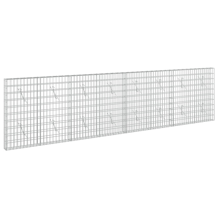 Gabion cu Sârmă de 3,5 mm și Plasă de 5x10 cm 400x10x100 cm WALTI