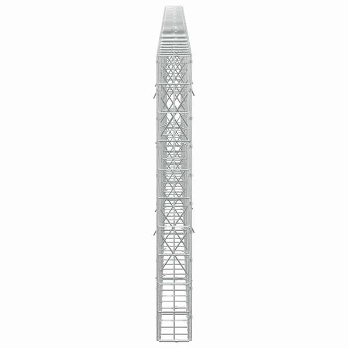 Gabion cu Sârmă de 3,5 mm și Plasă de 5x10 cm 500x10x100 cm WALTI