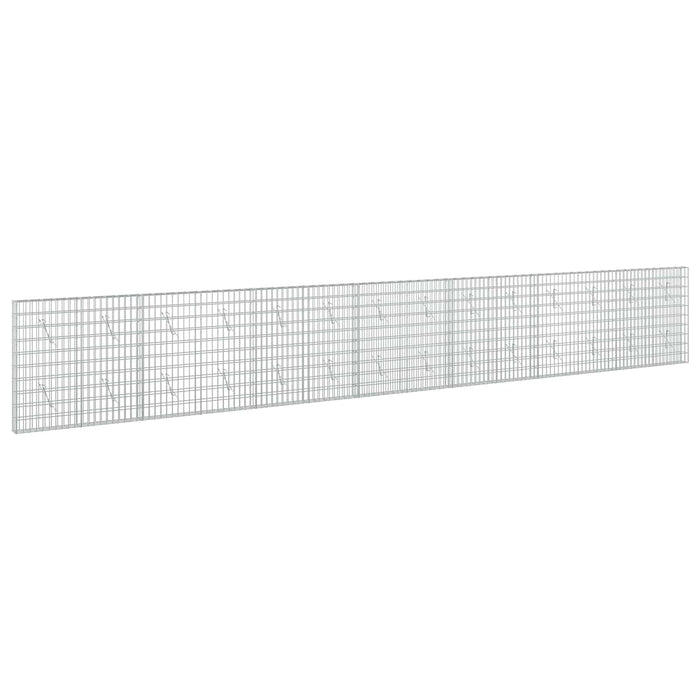 Gabion cu Sârmă de 3,5 mm și Plasă de 5x10 cm 700x10x100 cm WALTI