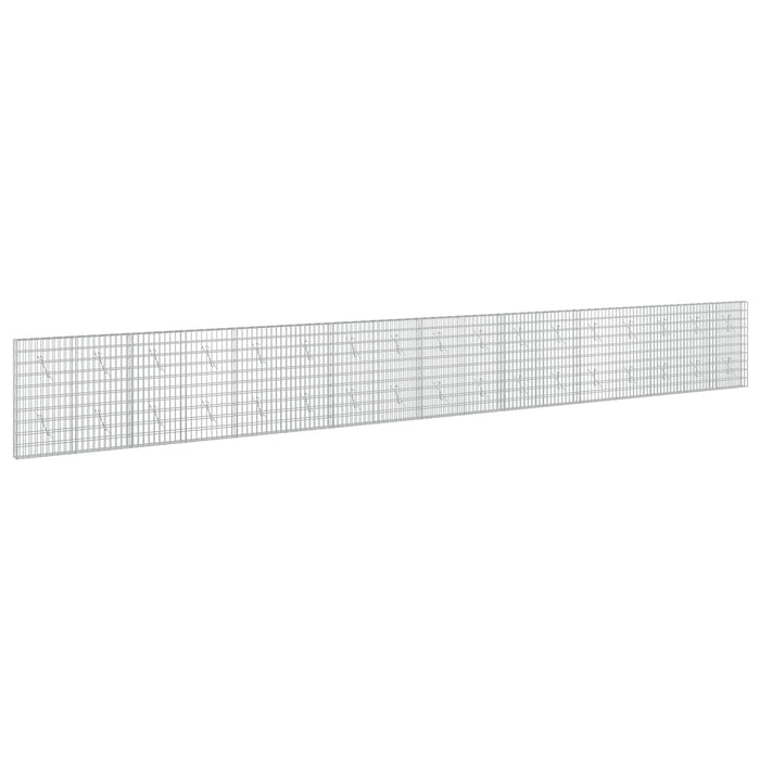 Gabion cu Sârmă de 3,5 mm și Plasă de 5x10 cm 850x10x100 cm WALTI