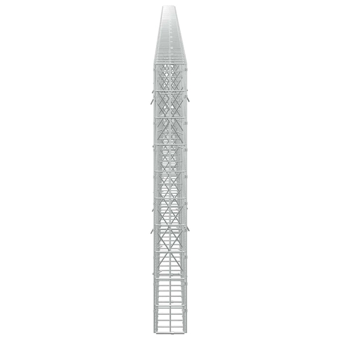 Gabion cu Sârmă de 3,5 mm și Plasă de 5x10 cm 850x10x100 cm WALTI