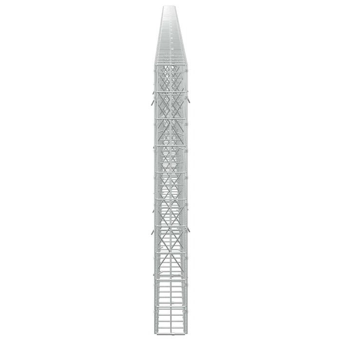 Gabion cu Sârmă de 3,5 mm și Plasă de 5x10 cm 900x10x100 cm WALTI
